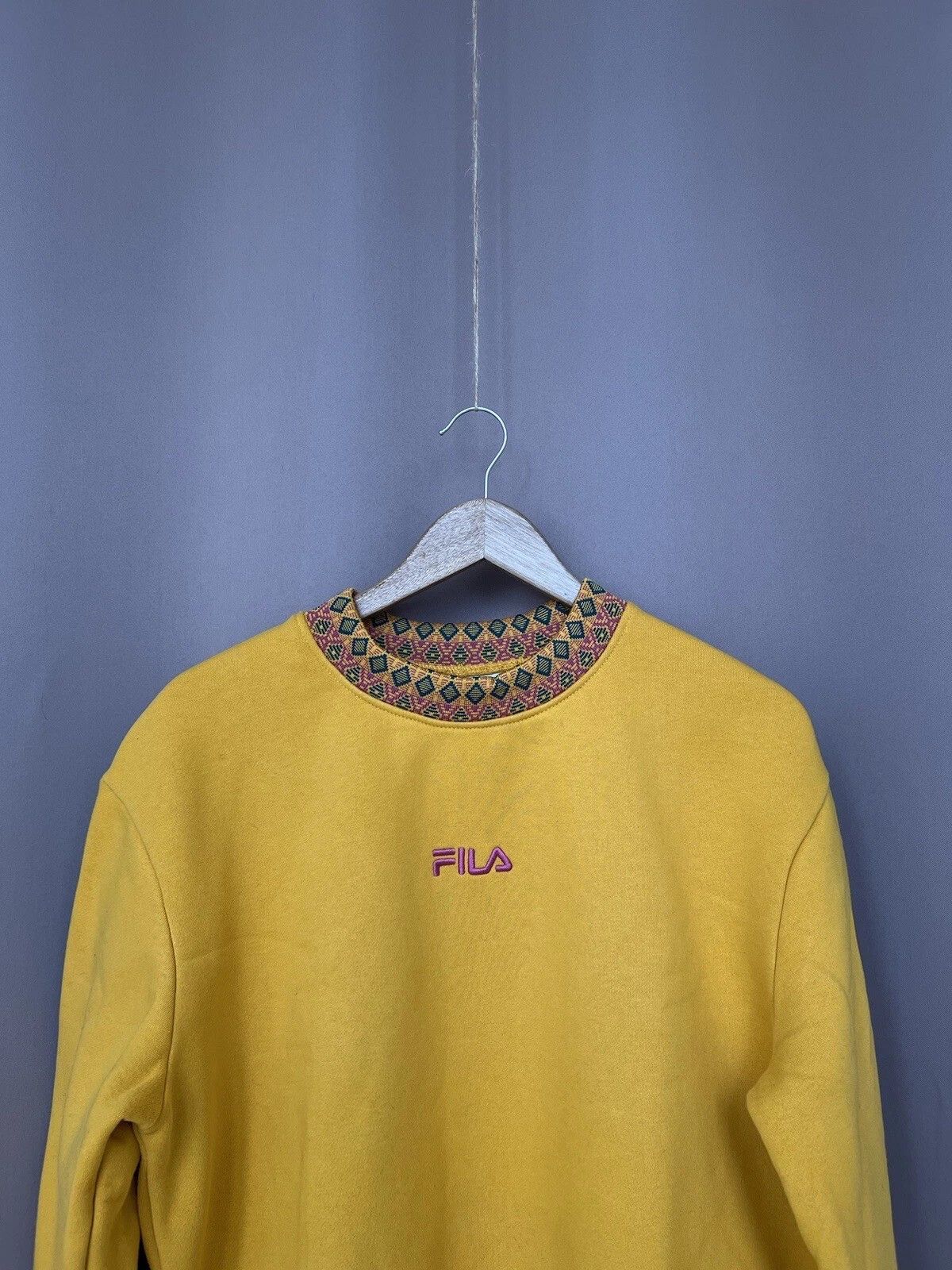 Fila Fila Embroidered Logo Sweatshirt Mens Size M Size US M / EU 48-50 / 2 - 2 Thumbnail