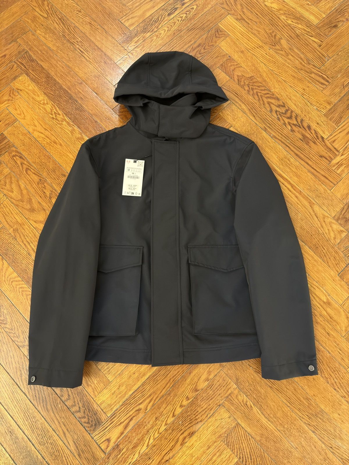 Zara Hooded water repellent jacket Size US M / EU 48-50 / 2 - 1 Thumbnail