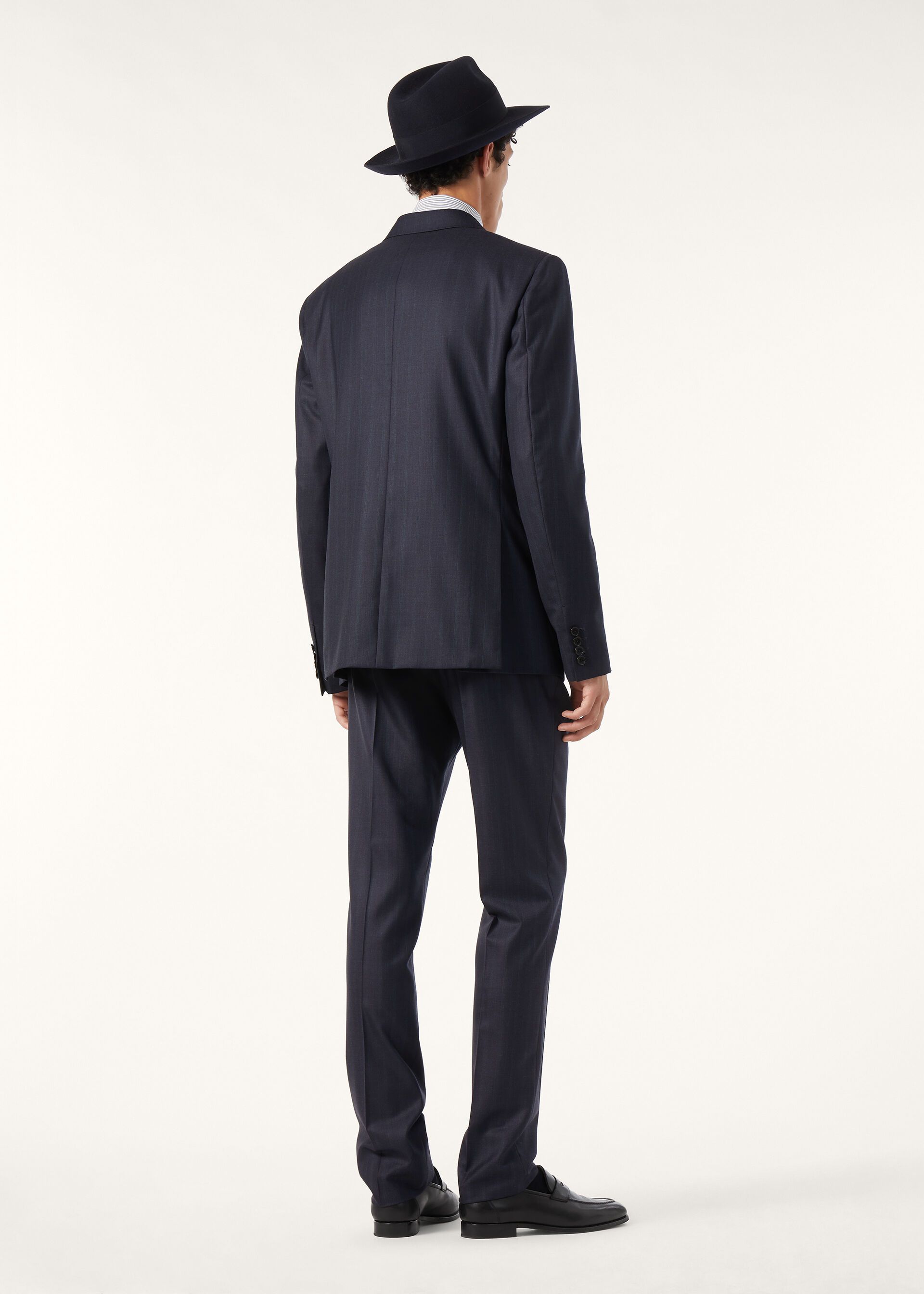 Loro Piana os11x0426 FAQ9802 International Suit in Blue Size US XL / EU 56 / 4 - 9 Thumbnail