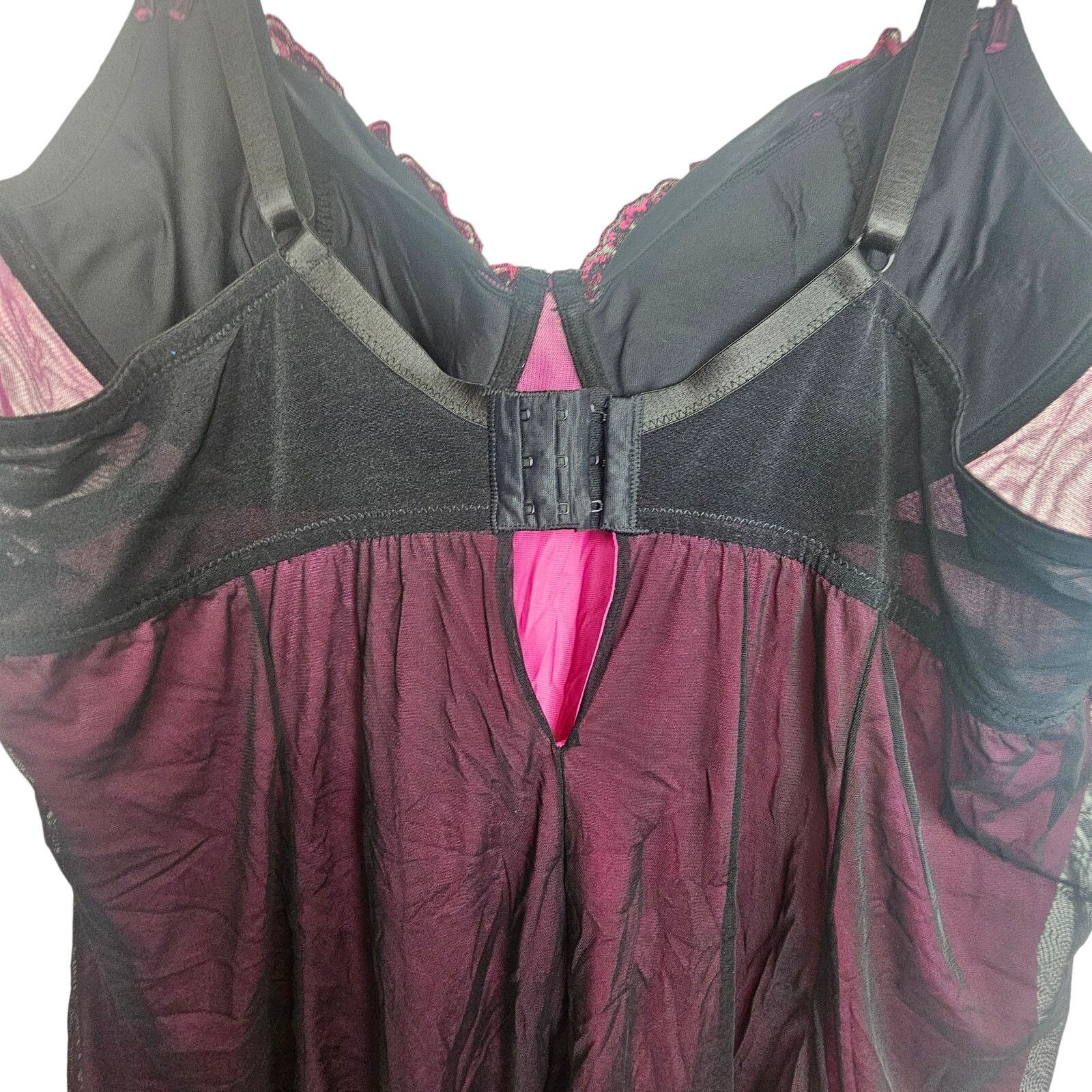 Torrid Torrid Babydoll Lingerie 3X Underwire Lace Chemise Boudoir Size 3XL / US 20-22 - 6 Thumbnail