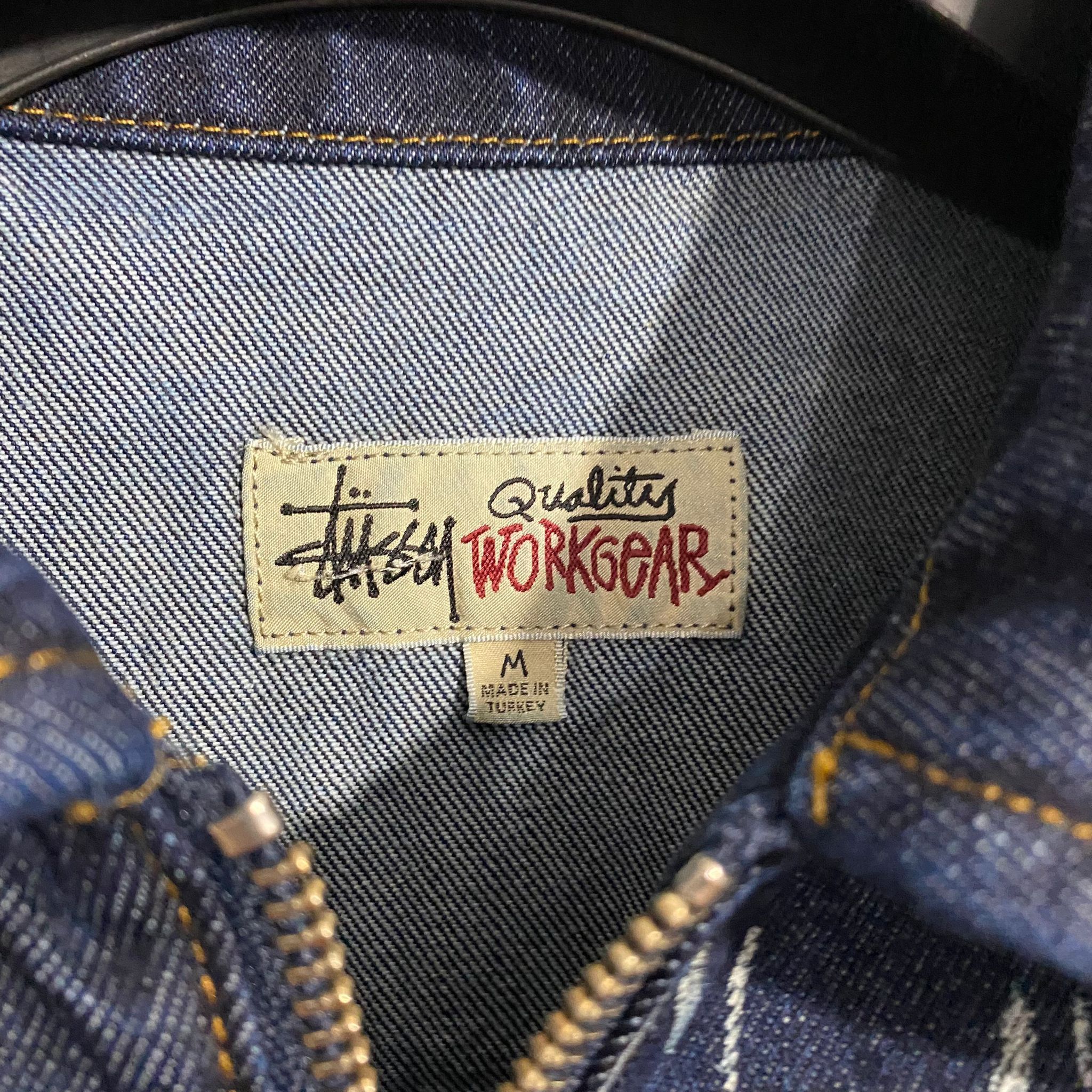 Stussy Zip Work Denim City Link Jacket Size US M / EU 48-50 / 2 - 5 Thumbnail