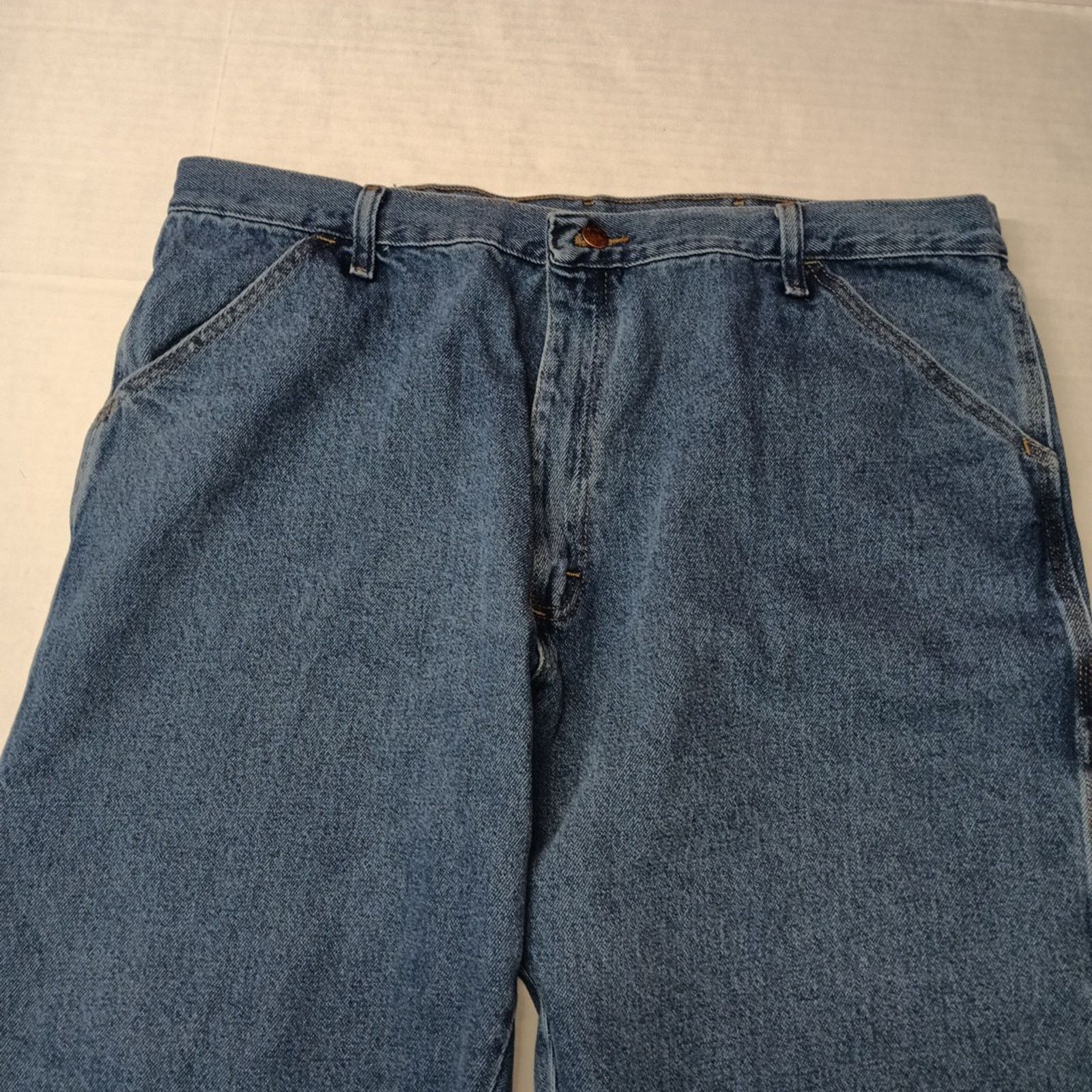 Wrangler Wrangler Rustler Carpenter Jeans Men's Size 40x30 Blue Size US 40 / EU 56 - 4 Thumbnail