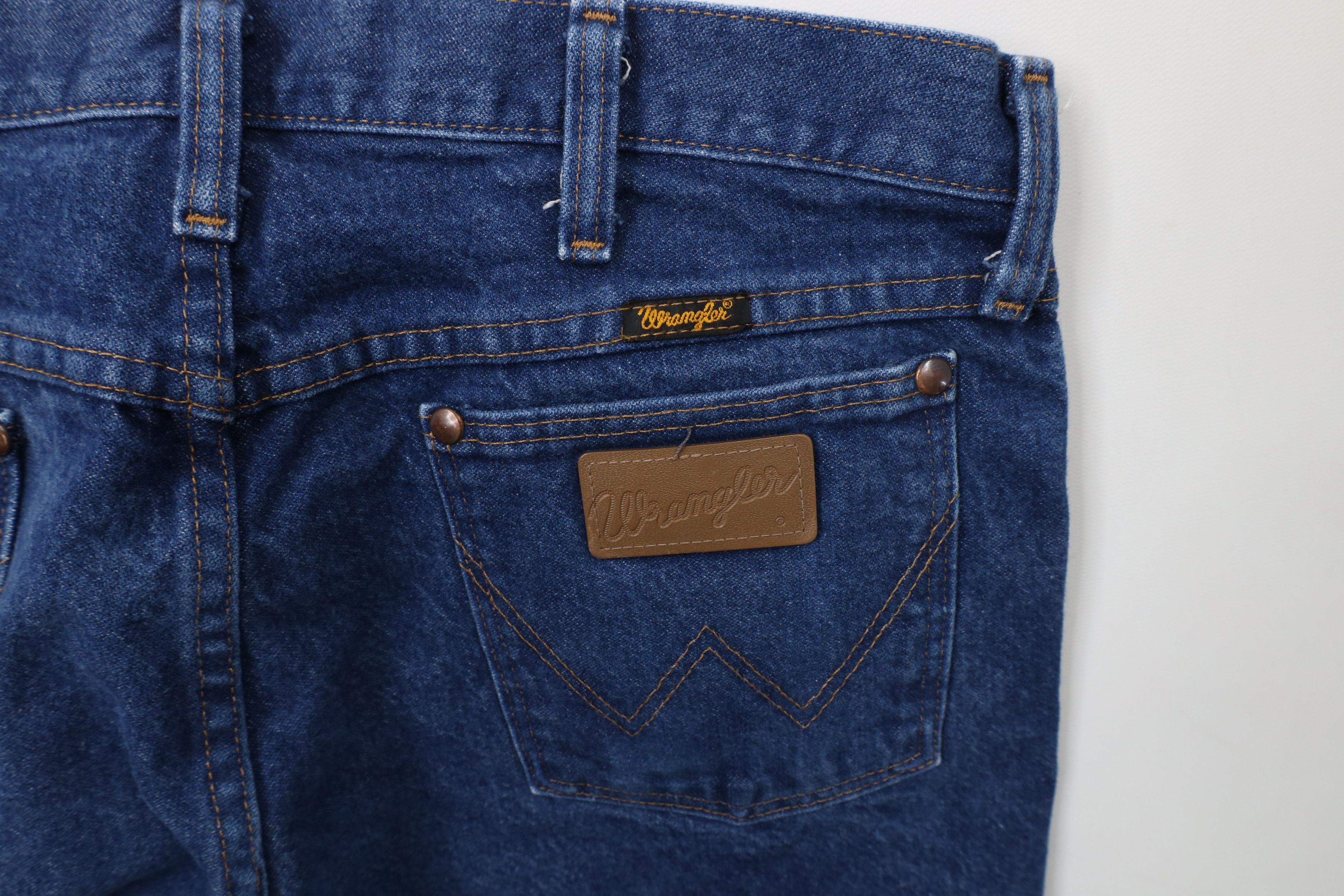 Vintage × Wrangler Vintage Wrangler Western Cowboy Straight Leg Denim Jeans Size US 33 - 11 Thumbnail