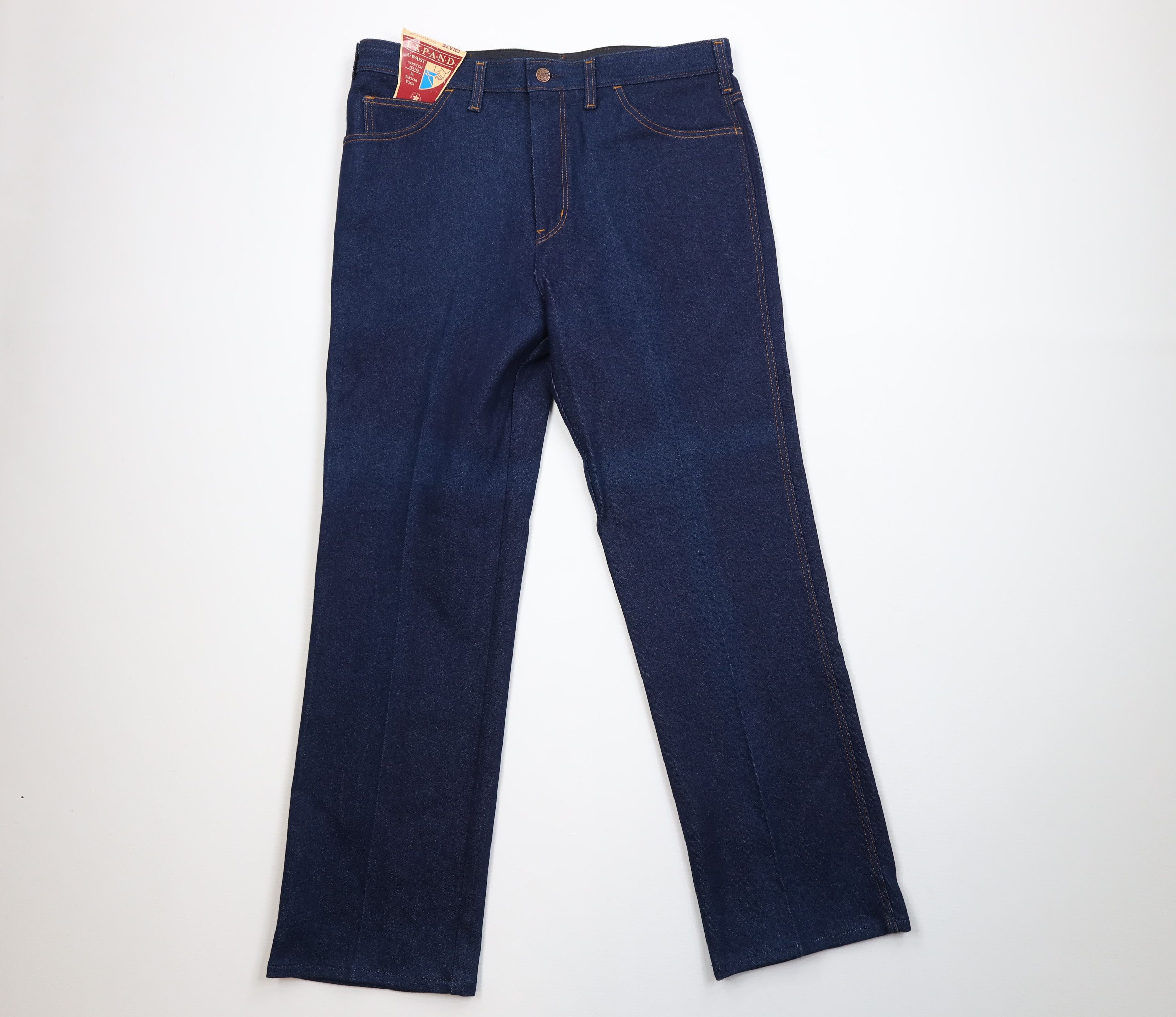 Vintage Deadstock Vintage 70s Streetwear Denim Jeans Blue USA Size US 36 / EU 52 - 1 Thumbnail