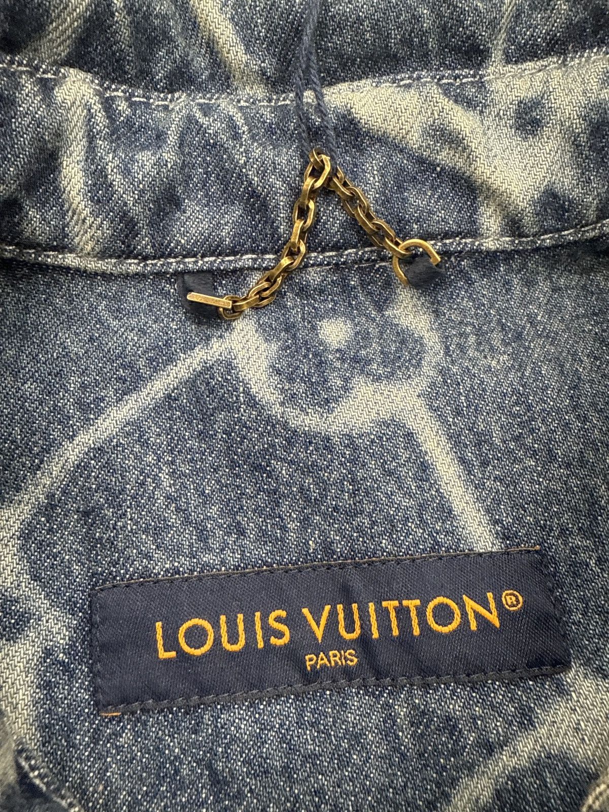Louis Vuitton Louis Vuitton Jean Shirt and Jean shorts set XL top 34 Size US XL / EU 56 / 4 - 18 Thumbnail