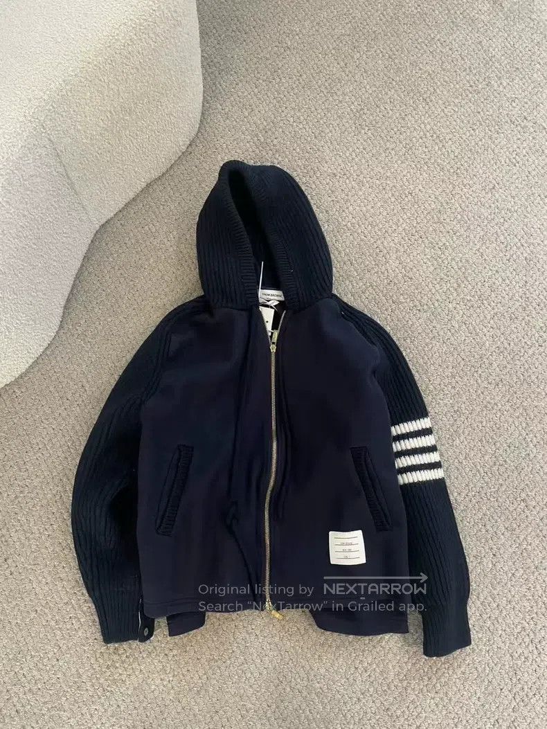 Thom Browne Thom Browne Dark blue short sleeves Size US M / EU 48-50 / 2 - 1 Thumbnail