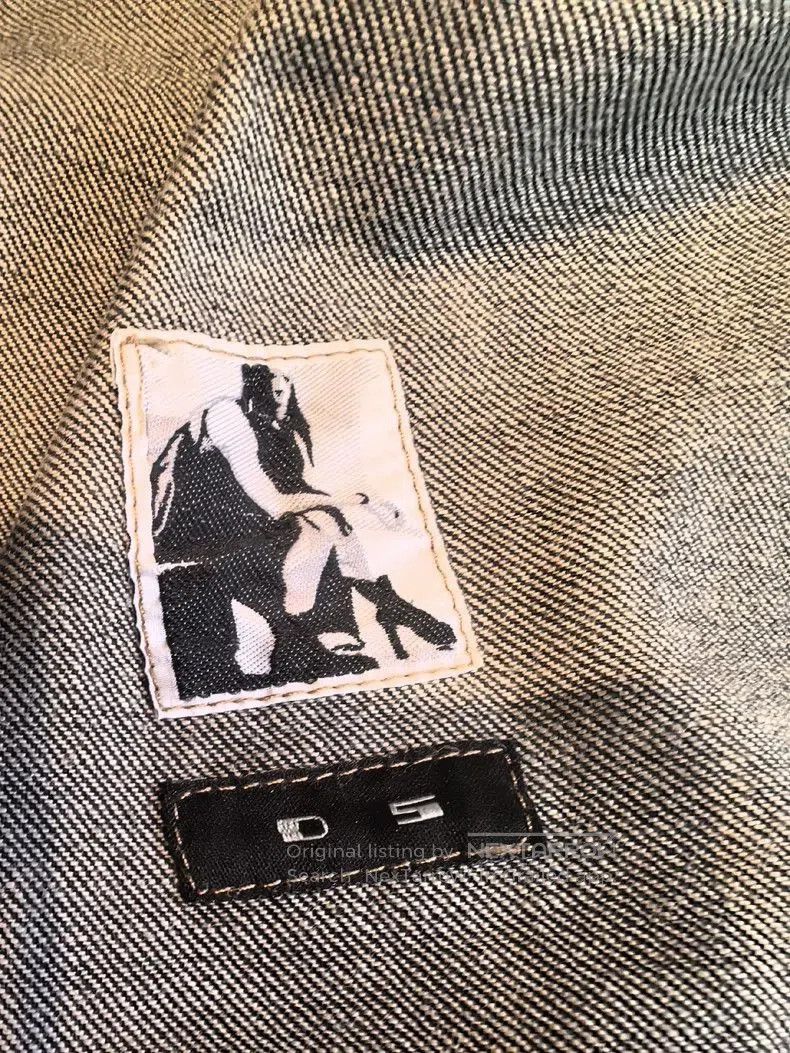 Rick Owens Drkshdw Rick Owens DRKSHDW Ink Splatter Denim Jacket. Size US L / EU 52-54 / 3 - 4 Thumbnail