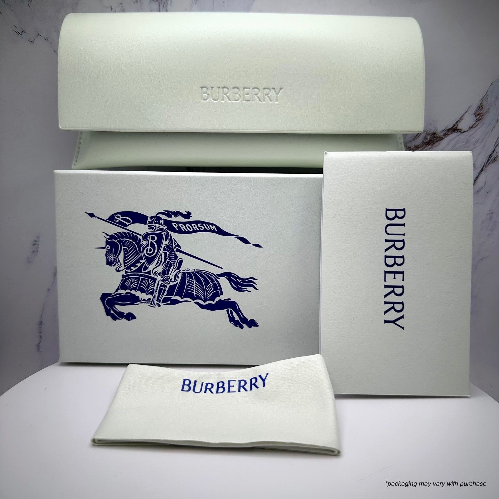 New Burberry Sunglasses Black Round Pantos Frame Checkered