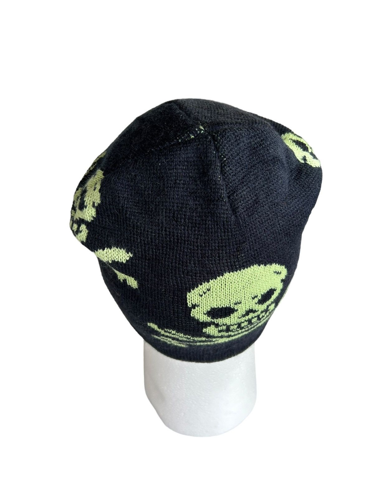 14th Addiction × Japanese Brand ☠️Skull Punk Bondage Beanie Hats snowcap ☠️ Size ONE SIZE - 7 Thumbnail