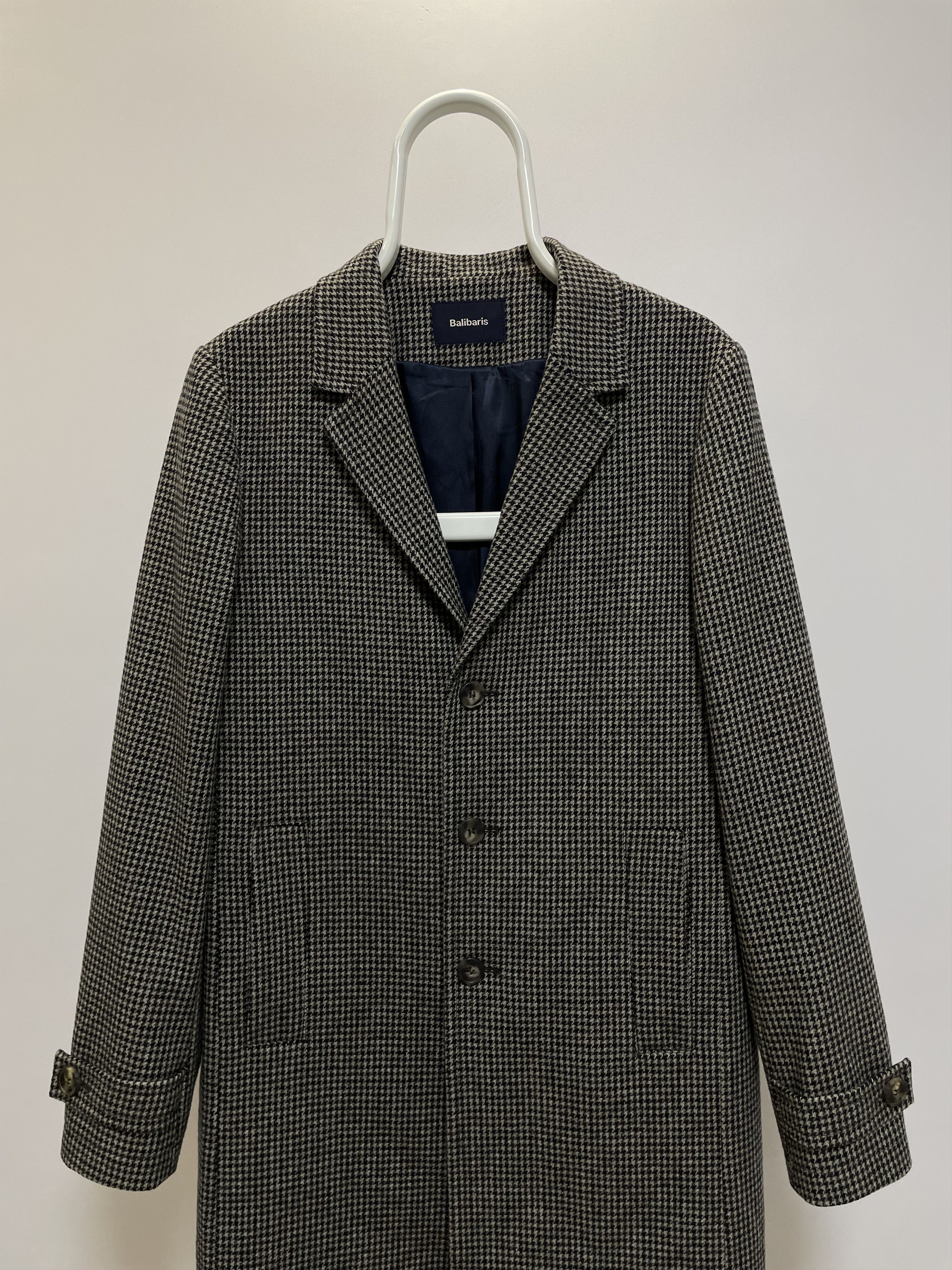 Balibaris Balibaris Overcoat Tweed Wool Coat Edmond Jacket Trench Mens Size US S / EU 44-46 / 1 - 7 Thumbnail