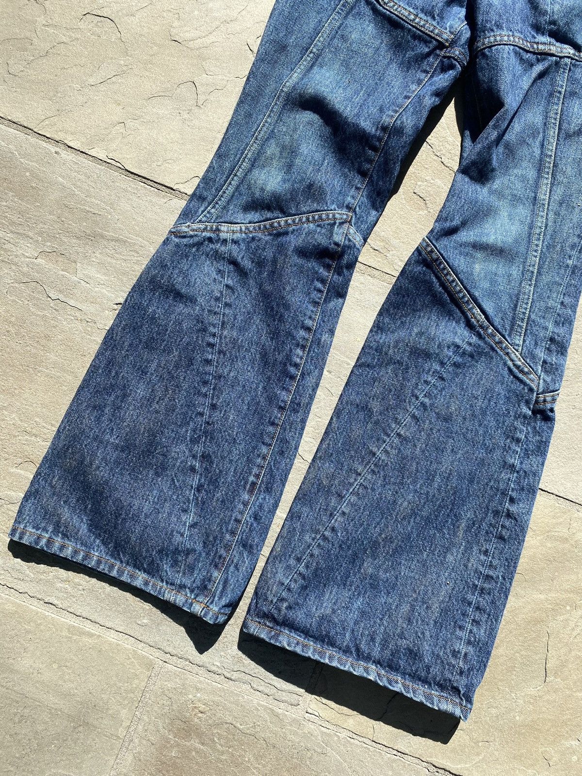 Diesel VINTAGE Diesel Flare Patchwork Denim Size 26" / US 2 / IT 38 - 8 Thumbnail