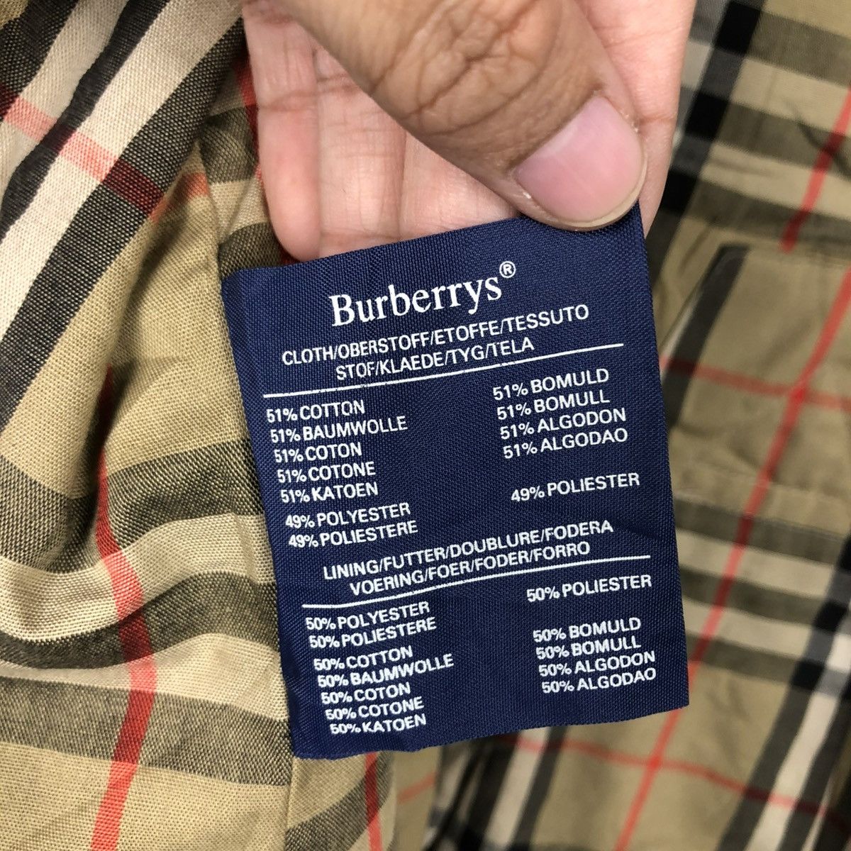 Burberry 🔥VINTAGE LONG JACKET TRENCH COAT BURBERRYS NOVA CHECK Size US M / EU 48-50 / 2 - 20 Thumbnail