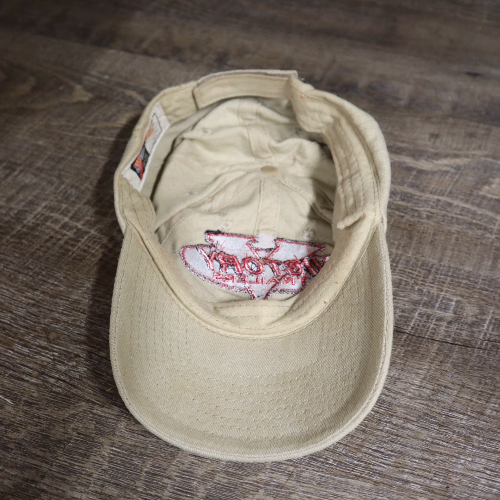 Vintage Vintage Victory Trailers Baseball Cap Adult Adjustable Aviation Beige Mens Size ONE SIZE - 6 Thumbnail