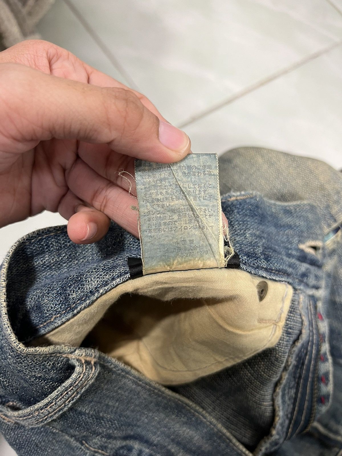 Japanese Brand 🔥 XTAHU GAPO NOK JEANS Size US 34 / EU 50 - 15 Thumbnail