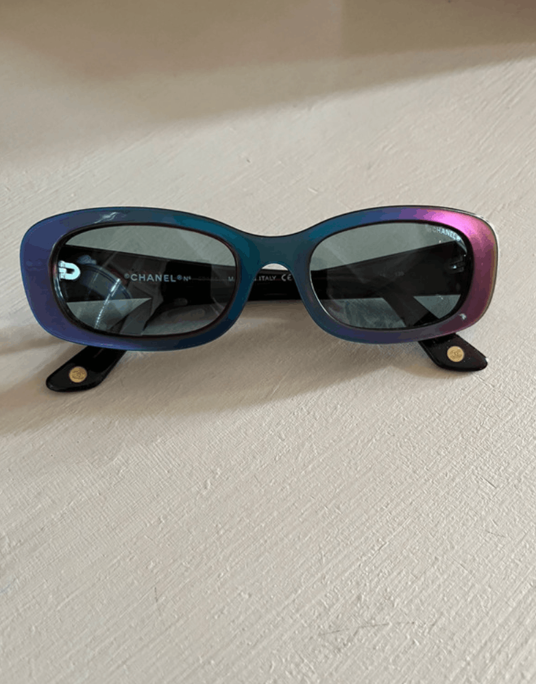 Chanel CHANEL SUNGLASSES 5011 LOGO CC Wrap Metal Vintage 4017 Size ONE SIZE - 1 Thumbnail