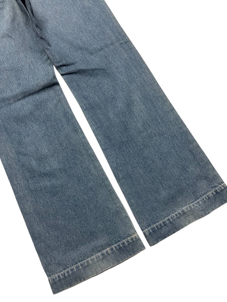 Vintage 💥Flared Baggy💥Made In Japan 90s Stoned Washed Classic Jeans Size US 26 / EU 42 - 9 Thumbnail