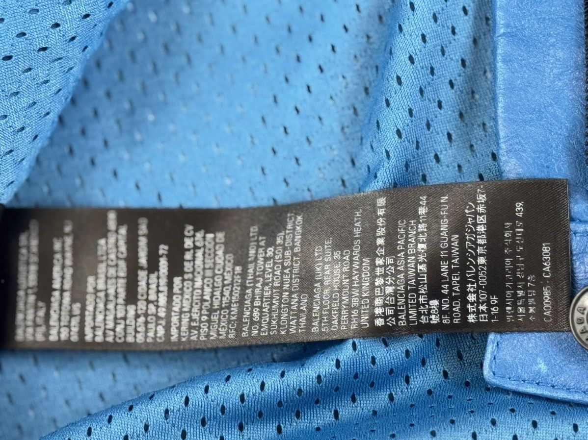 Balenciaga Balenciaga “mud show” blue leather biker pants Size US 36 / EU 52 - 11 Thumbnail