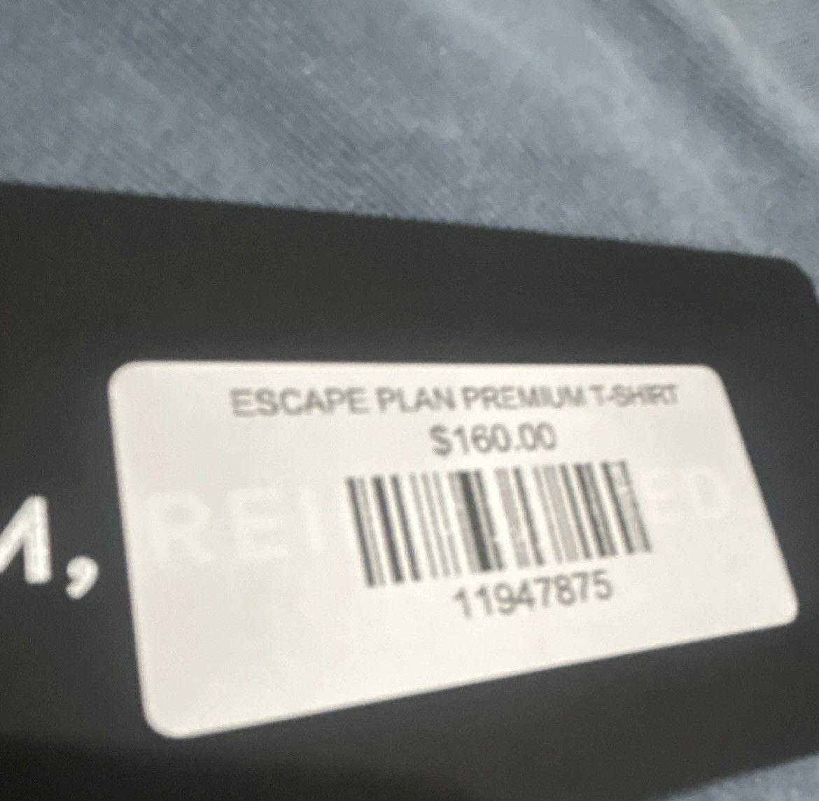Other Escape Plan- Break Incase of Emergency- Slate Blue - Large Size US L / EU 52-54 / 3 - 6 Thumbnail