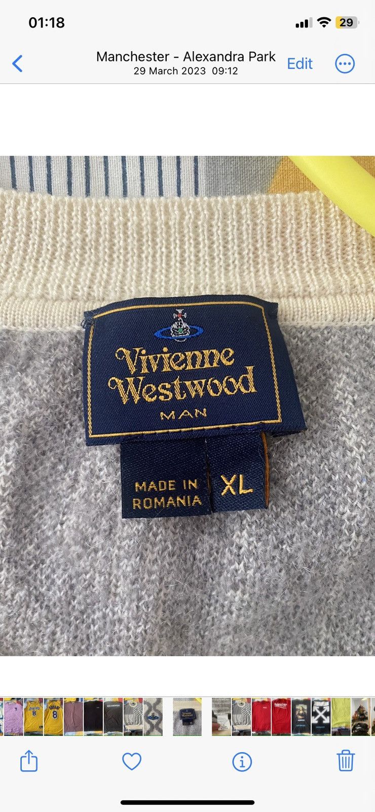 Vivienne Westwood Vintage Vivienne Westwood jumper Size US XL / EU 56 / 4 - 3 Thumbnail