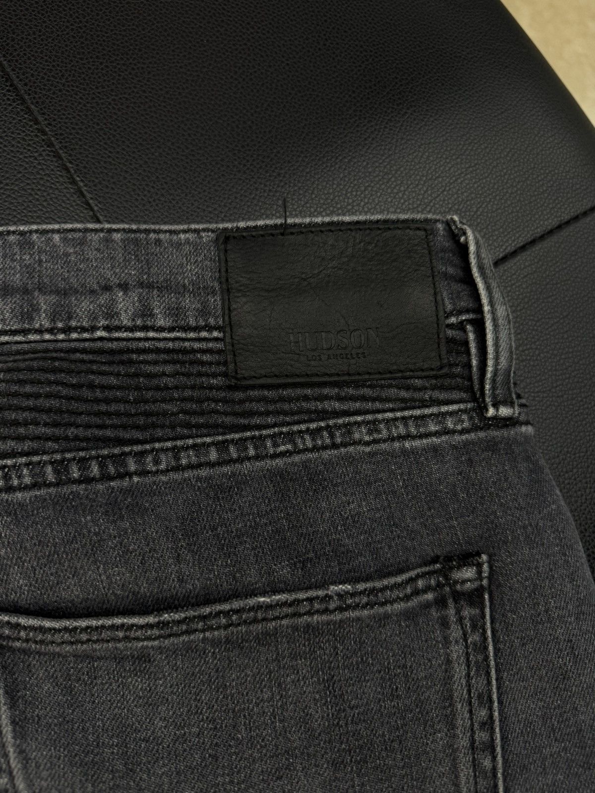 Hudson Black Hudson Biker Style Jeans Size 34 Pre Owned 🧼 Size US 34 / EU 50 - 17 Thumbnail