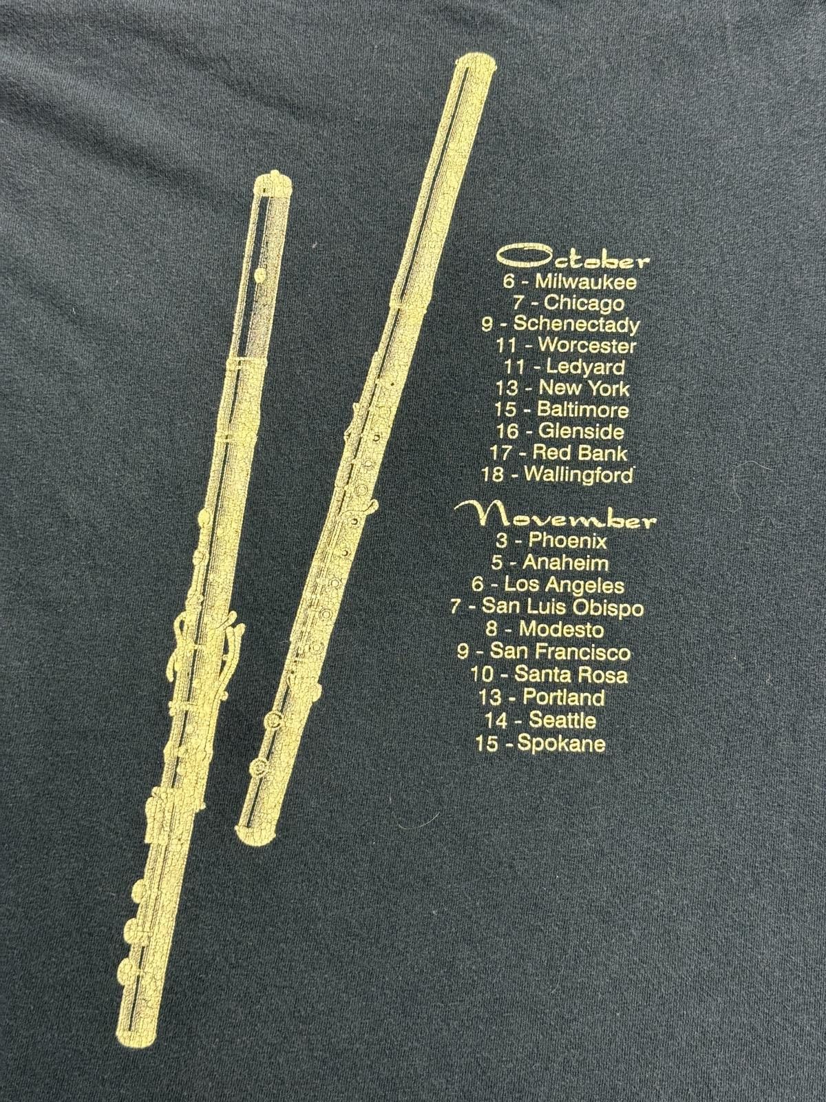 Gildan Ian Anderson Flute Tour T-shirt - Jethro Tull Flutes Tee L Size US L / EU 52-54 / 3 - 8 Thumbnail