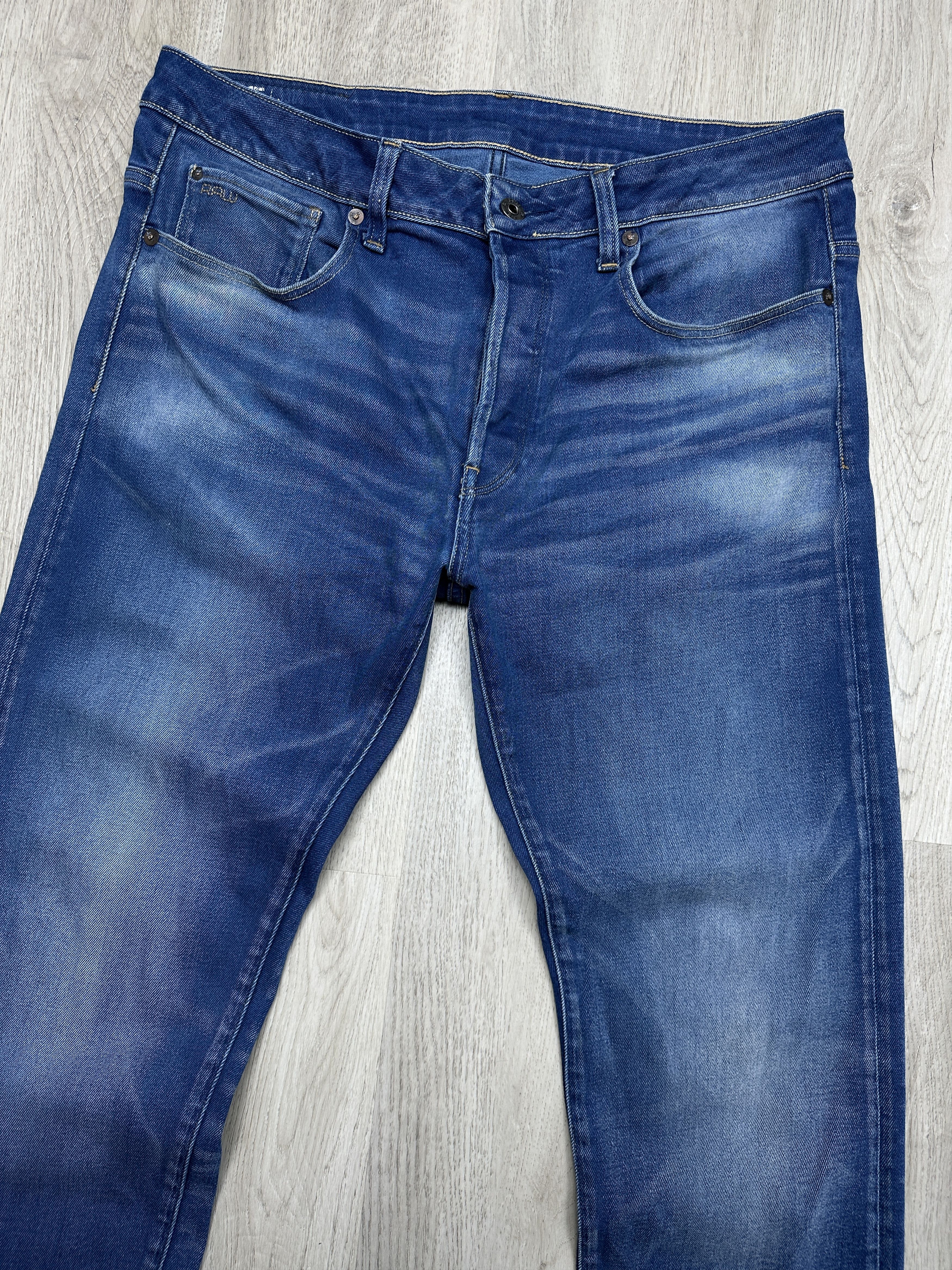 G-Star G Star Raw 3301 Slim Mens Denim Pants Jeans Size US 34 / EU 50 - 2 Thumbnail