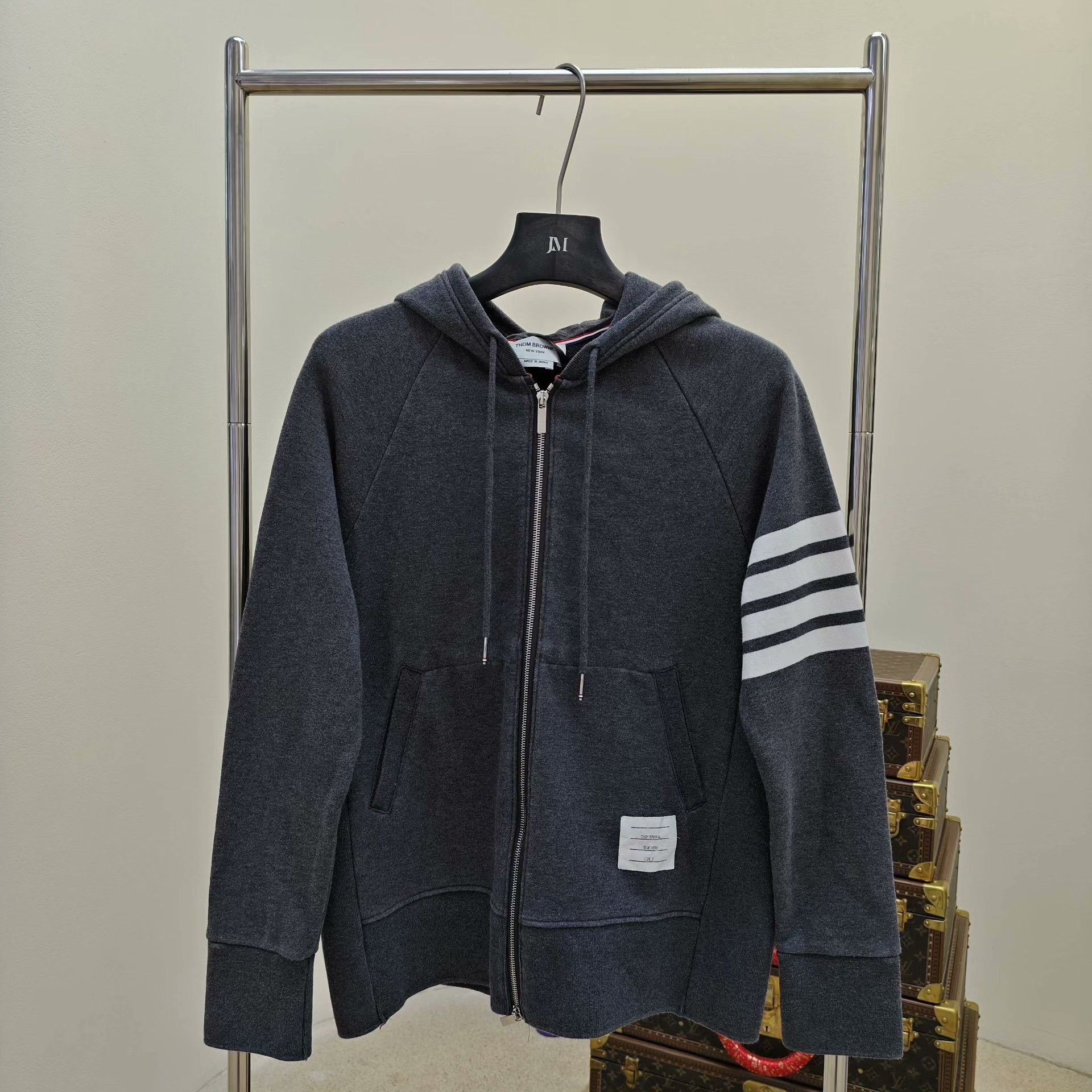 Thom Browne Thom Browne Striped Brown Hoodie m Men Size US M / EU 48-50 / 2 - 1 Thumbnail