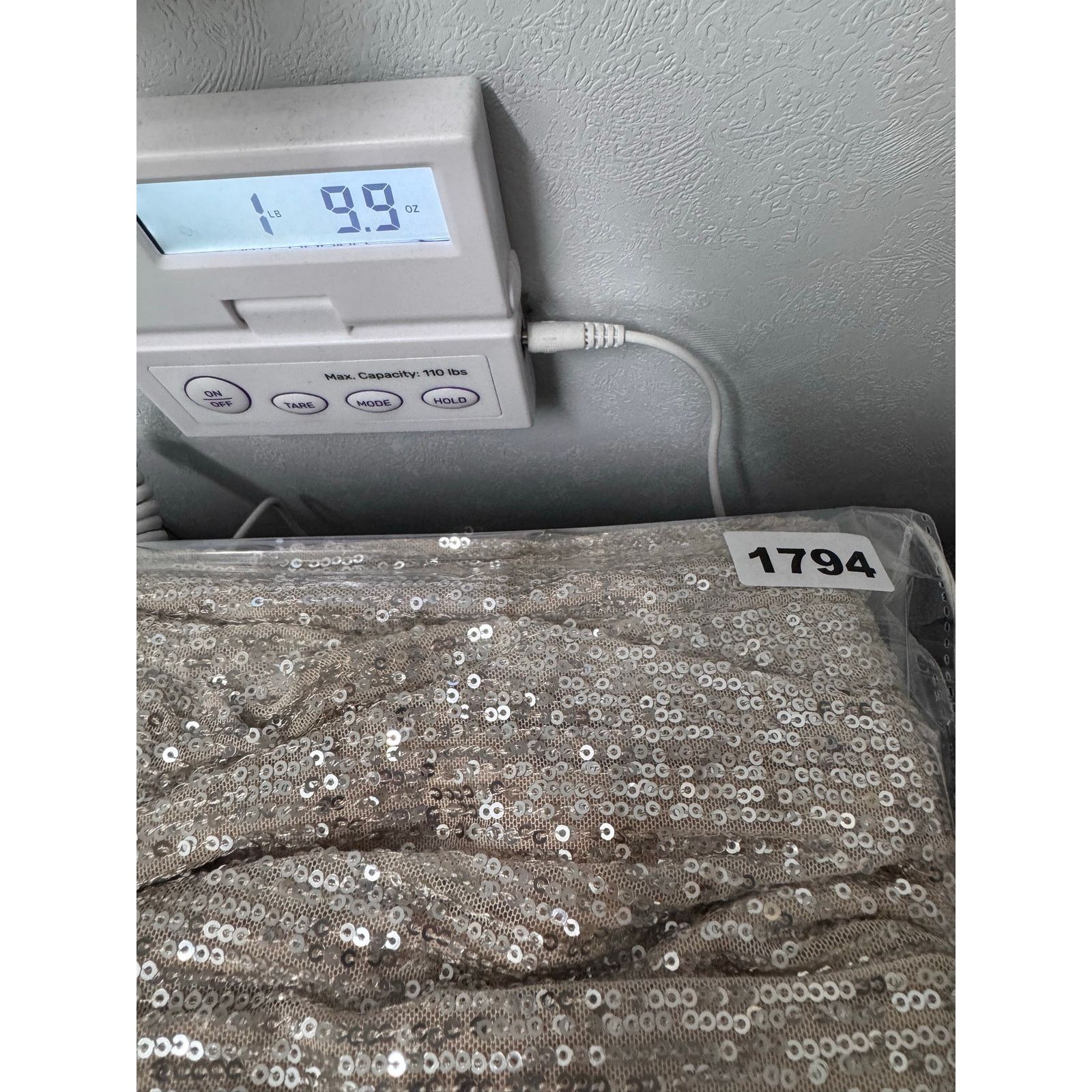 Mac Duggal Mac Duggal Silver Sequin Ruched Long Sleeve Column Gown US 4 Size S / US 4 / IT 40 - 12 Thumbnail