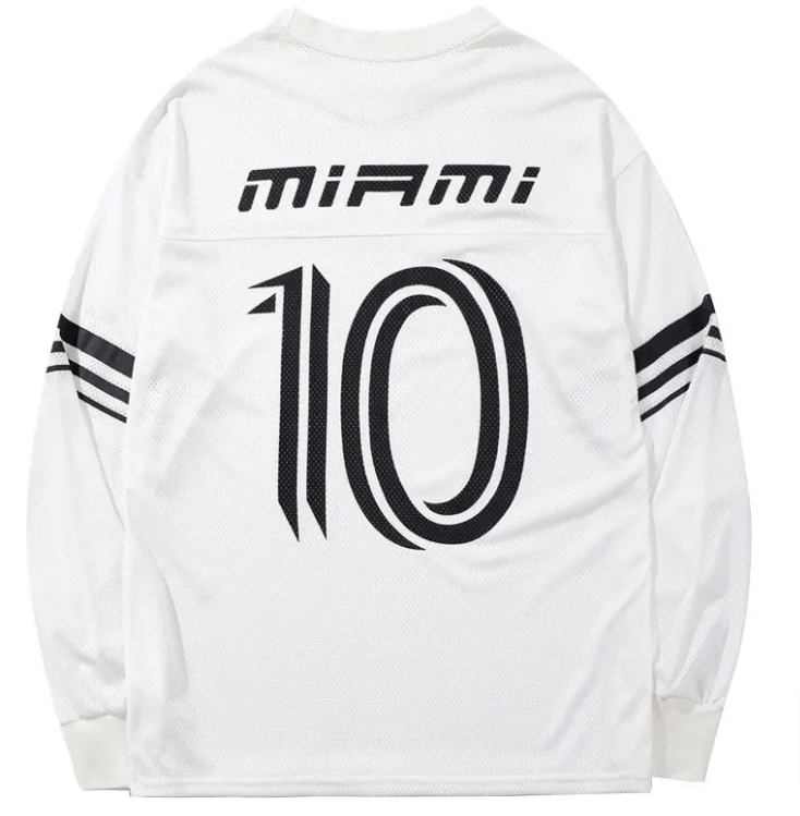 Japanese Brand × Vintage "Miami-L" Quick Drying Jerseys Size US L / EU 52-54 / 3 - 1 Thumbnail