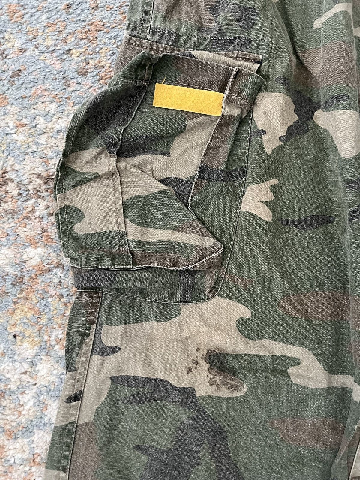 Vintage VTG Y2K Baggy Camo Cargo Pants 36x27 Size US 36 / EU 52 - 5 Thumbnail