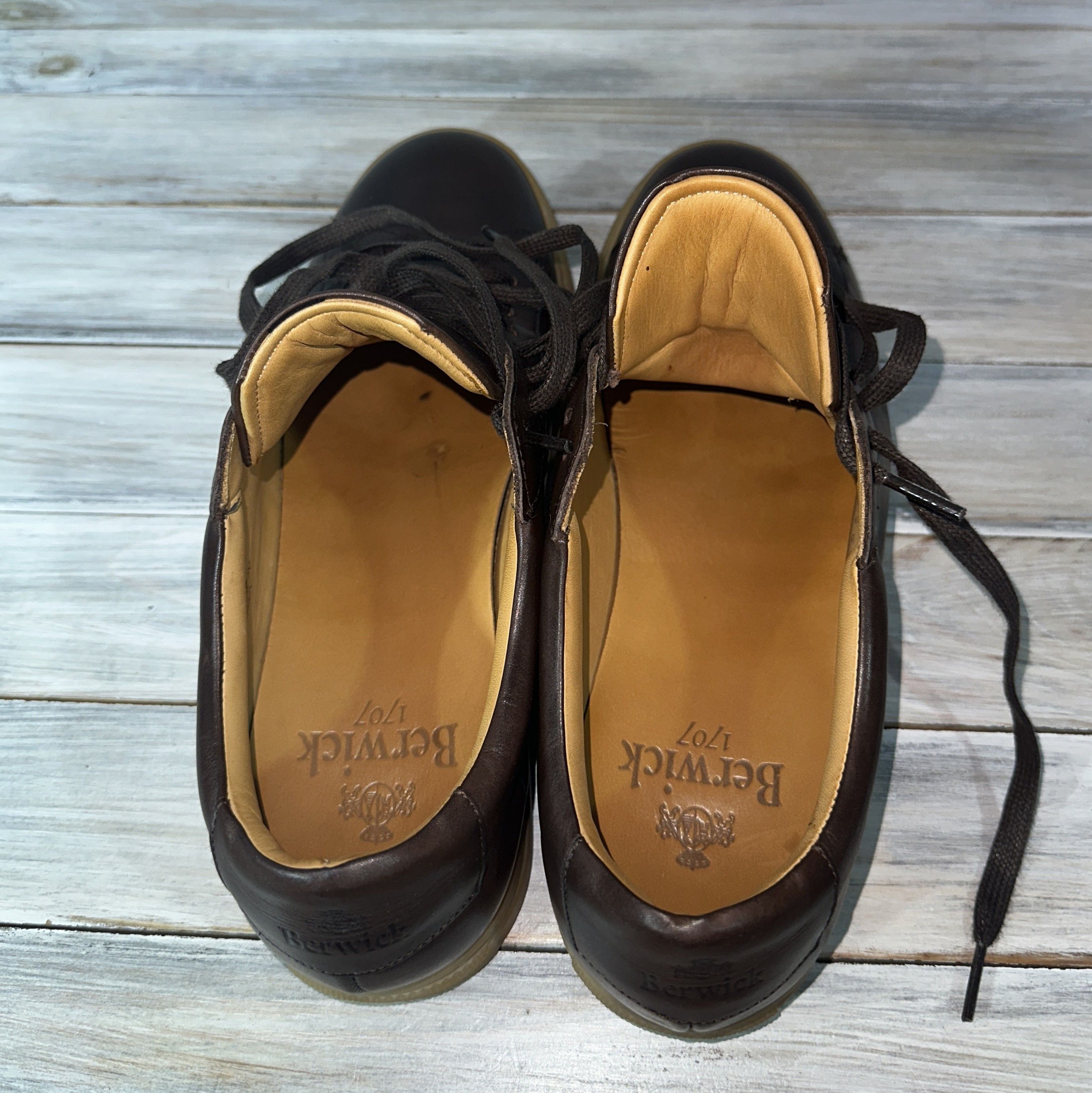 Berwick 1707 BERWICK 1707 D500 Leather Shoes Made In Spain Luxury Brand Size US 9 / EU 42 - 10 Thumbnail