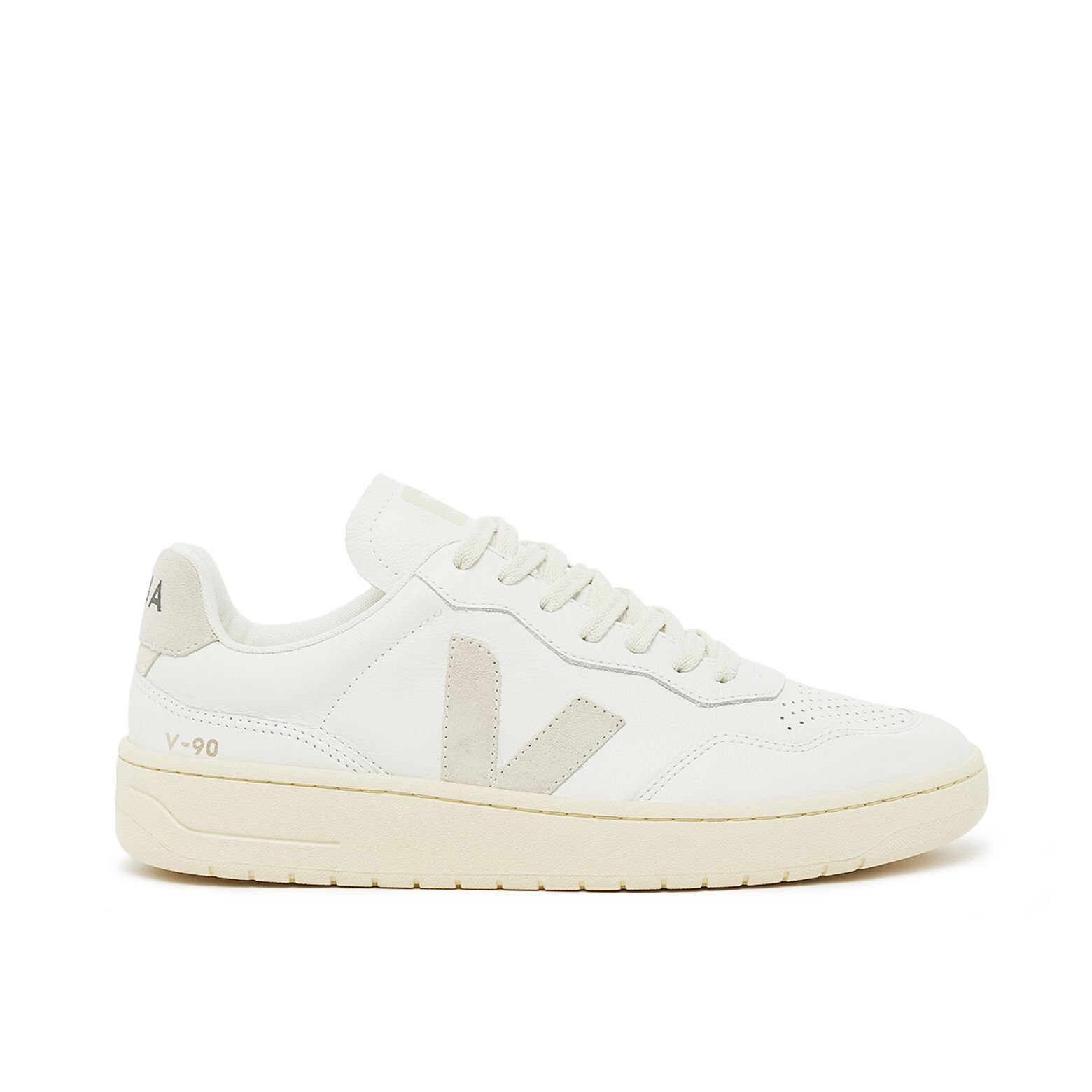 Veja Veja V-90 O.T Leather White Natural VD2003655A US 9 EU 40 Size US 9 / IT 39 - 2 Thumbnail