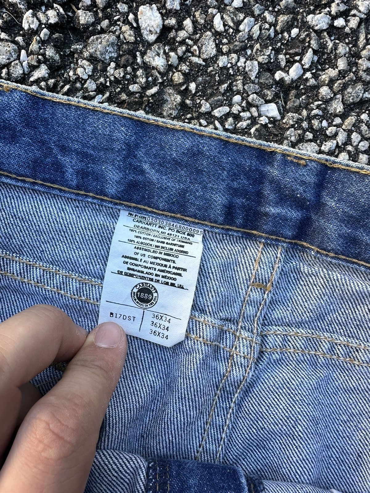 Carhartt Vintage Rare Cargo Carhartt Blue Jeans Size US 36 / EU 52 - 15 Thumbnail
