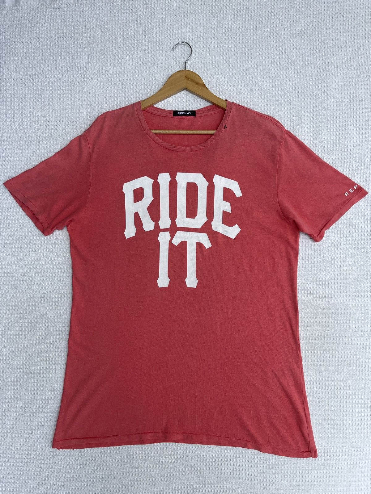Replay Last Drop🔥Rare🔥Vintage y2k REPLAY Ride It Archive T-Shirt Size US L / EU 52-54 / 3 - 10 Thumbnail
