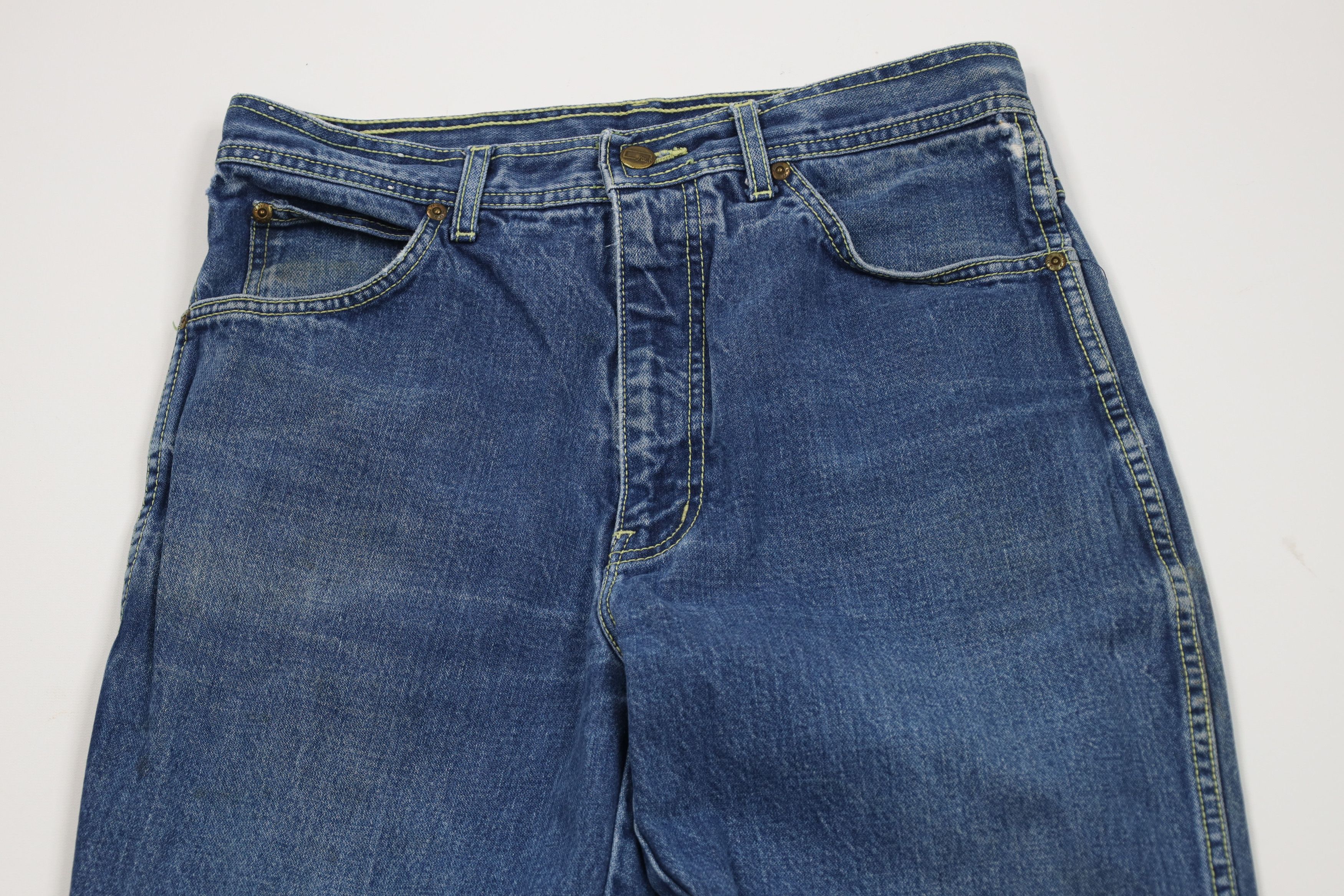 Vintage Vintage 90s Streetwear Straight Leg Denim Jeans Blue Size 30" / US 8 / IT 44 - 2 Thumbnail
