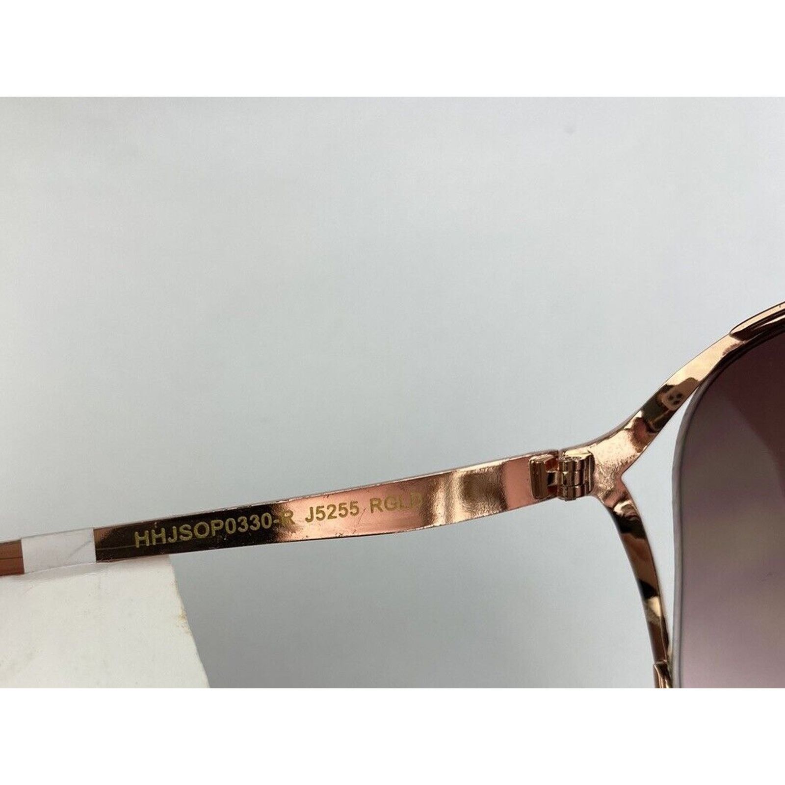 Jessica Simpson NWT HI Jessica Simpson Metal Rose Gold Pink Round Oversized Size ONE SIZE - 6 Thumbnail