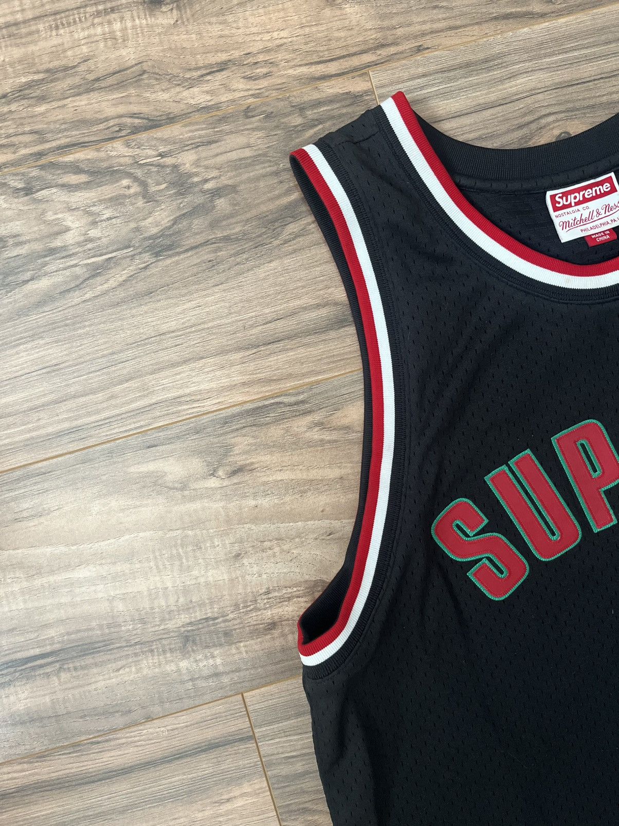 Mitchell & Ness × Supreme Supreme Mitchell & Ness Basketball Jersey Size US L / EU 52-54 / 3 - 2 Thumbnail