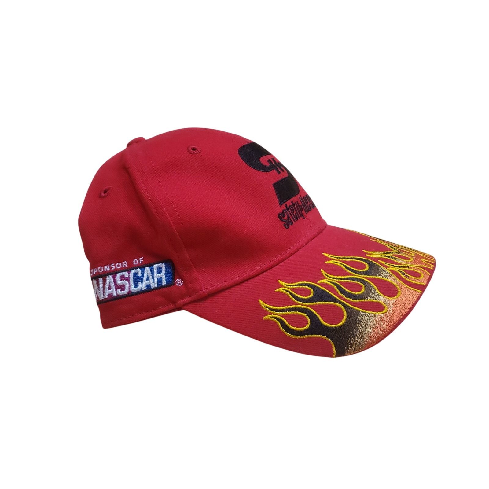 NASCAR Vintage NASCAR Flames Embroidered ombre fade cap hat OSFA Size ONE SIZE - 2 Thumbnail