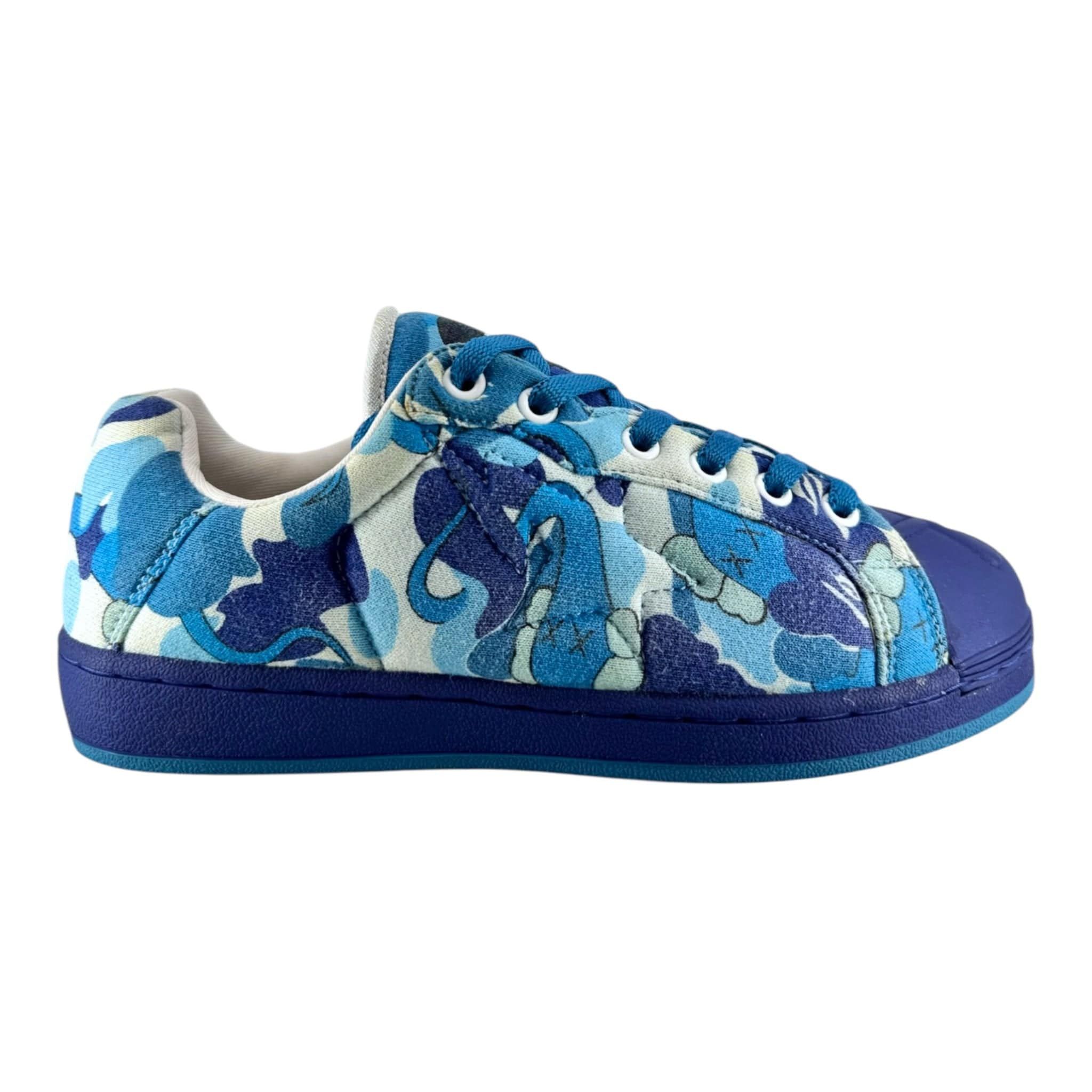 Bape Skull Sta KAWS Blue Camo Size US 8.5 / EU 41-42 - 1 Thumbnail