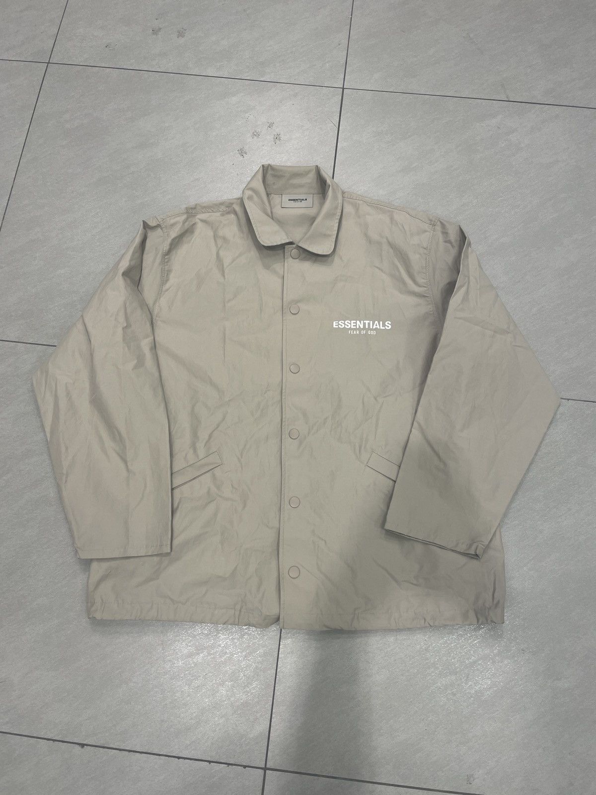 Essentials Fear of God Essentials Moss Coaches Jacket S Size US S / EU 44-46 / 1 - 1 Thumbnail