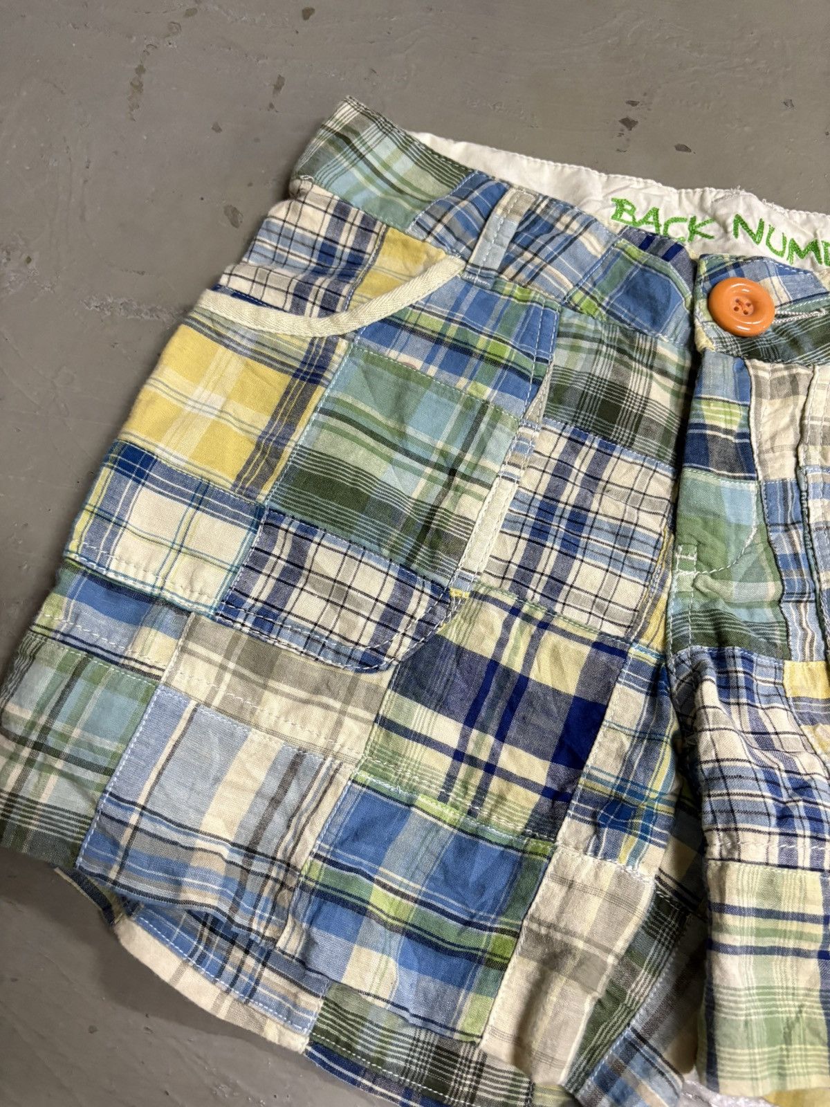 Kapital 1980’s Vintage Japanese Distressed Patchwork Denim Shorts Size 28" / US 6 / IT 42 - 3 Thumbnail