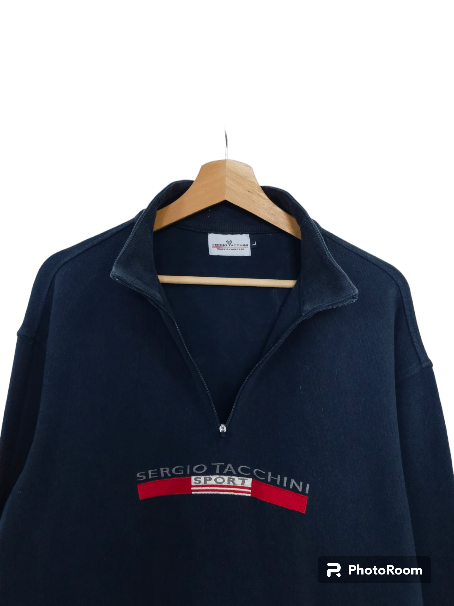 Sergio Tacchini VINTAGE SERGIO TACCHINI HALF ZIP CREWNECK RARE VINTAGE Y2K Size US L / EU 52-54 / 3 - 3 Thumbnail