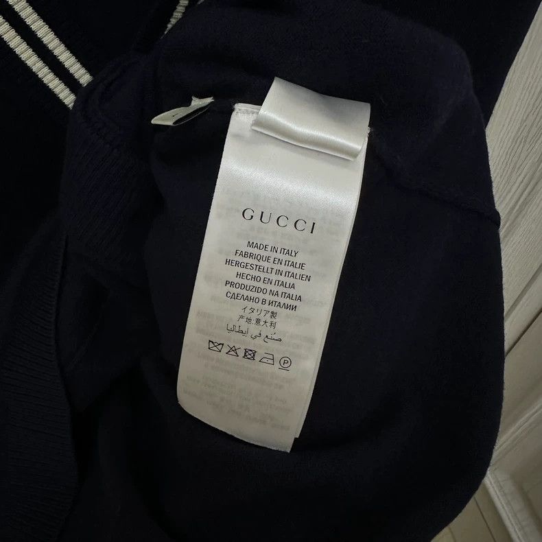 Gucci GucciLittle Bee Knitwear Cardigan jacket 2503-Nextarrow Size L / US 10 / IT 46 - 5 Thumbnail