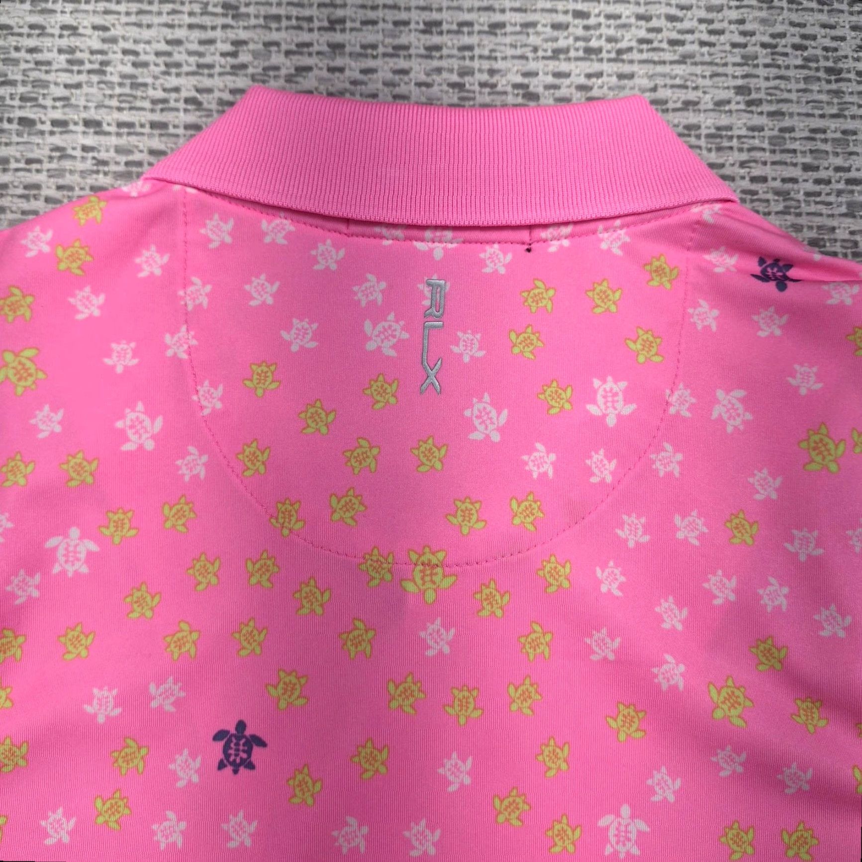 RLX Ralph Lauren RLX Ralph Lauren Polo Shirt Womens XXS Pink Turtle Print Golf Stretch Sleeveless Size XXS / US 00 / IT 34 - 6 Thumbnail