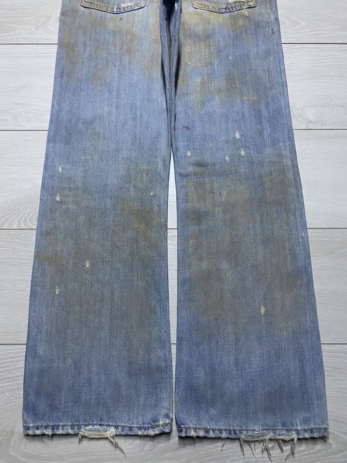 Seditionaries Vintage Handcraft Ambercrombie And Fitch Mud Wash Baggy Jean Size US 32 / EU 48 - 6 Thumbnail