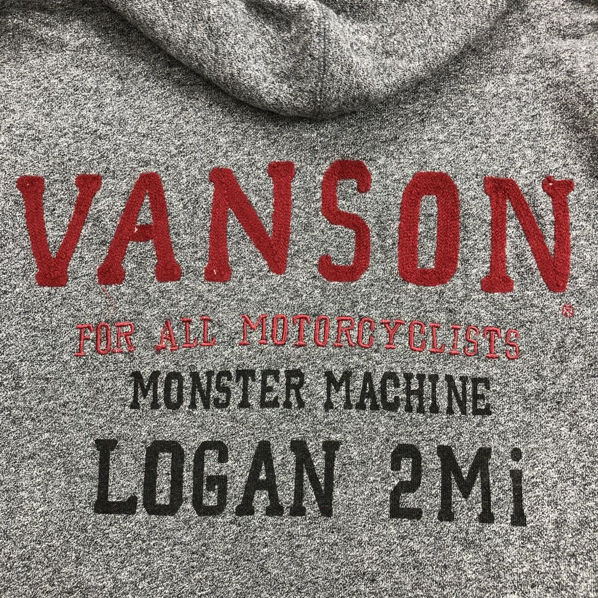 Vanson Leathers 2000s Vanson Leather Spellout Motorcycle Pullover Hoodie Size US L / EU 52-54 / 3 - 13 Thumbnail