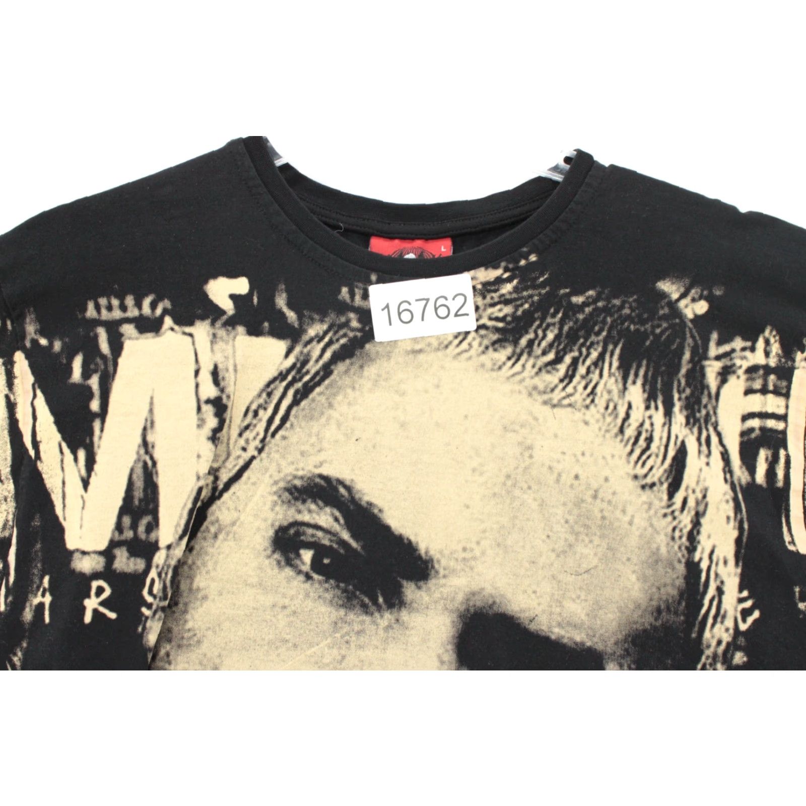 Vintage VINTAGE Eminem Y2K Middle Finger T -Shirt Sounds of the Underground Rap Size Large Shirt Mens Black 90s Hip Hop Shirt Eminem Size US L / EU 52-54 / 3 - 6 Thumbnail