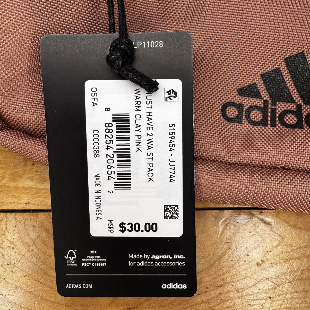 Adidas adidas Must-Have 2 Waist Pack - Warm Clay Pink Size ONE SIZE - 2 Thumbnail