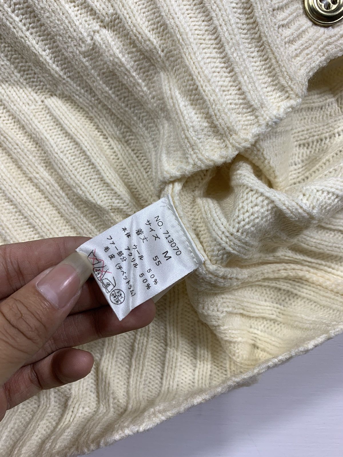 Hysteric Glamour × Japanese Brand × Le Grande Bleu (L.G.B.) Crazy Faux Fur Karlpark Knit Ifsixwasnine style Size US M / EU 48-50 / 2 - 6 Thumbnail