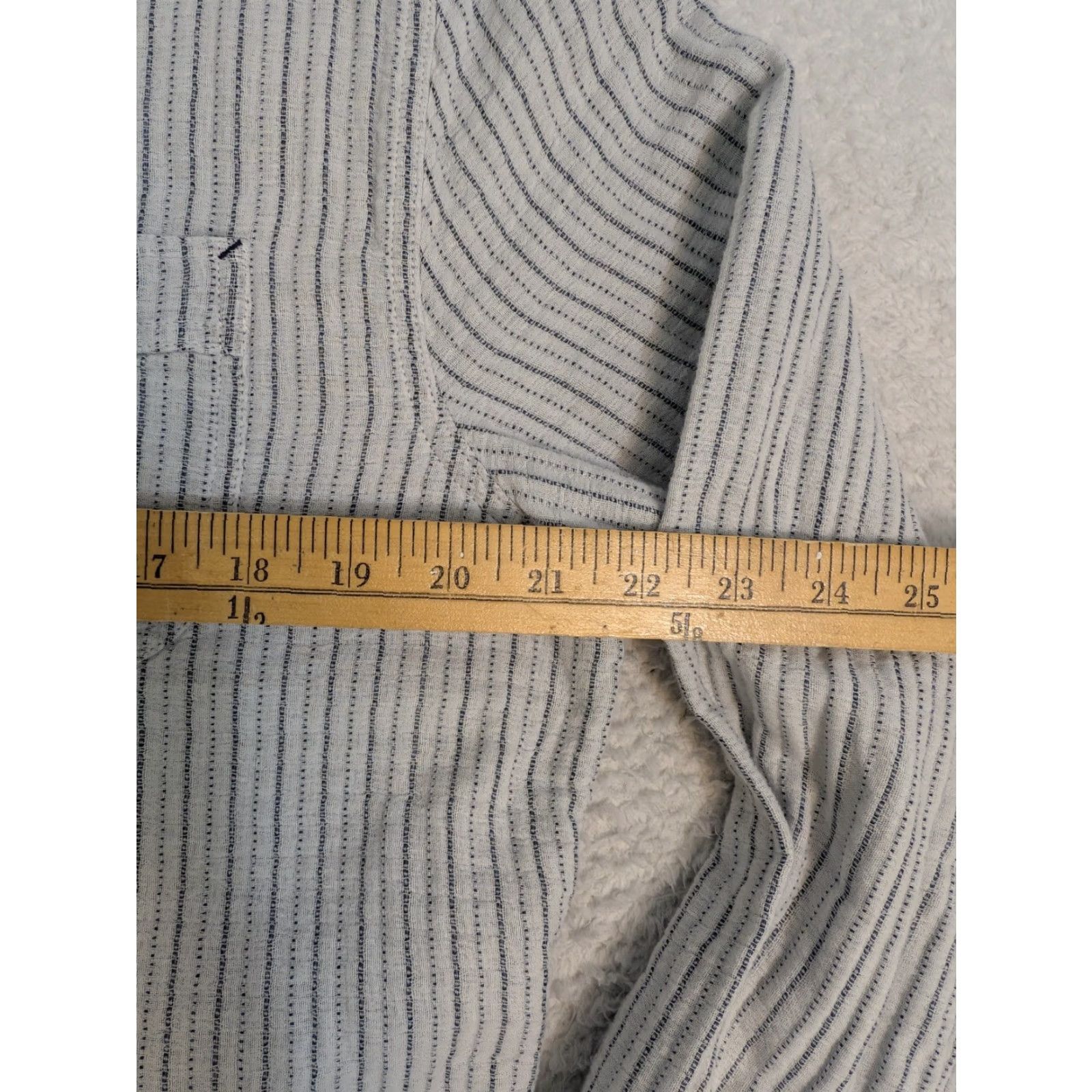 Carbon2Cobalt Carbon 2 Cobalt Shirt Mens M White Geometric Knit Textured Cotton Casual Shirt Size US M / EU 48-50 / 2 - 6 Thumbnail